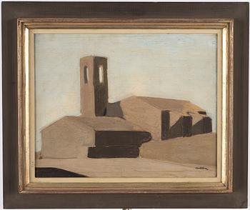 Sixten Lundbom, oil on panel, signed.