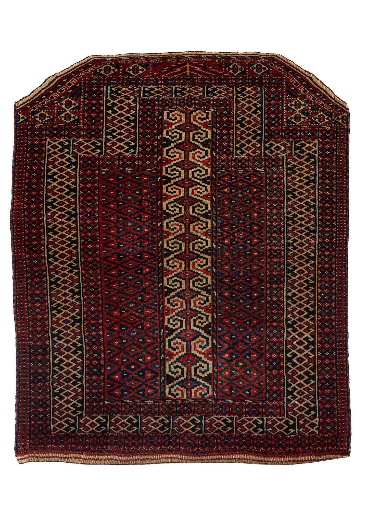 A Yomud Salachak, West Turkmenistan, c. 115 x 94 cm.