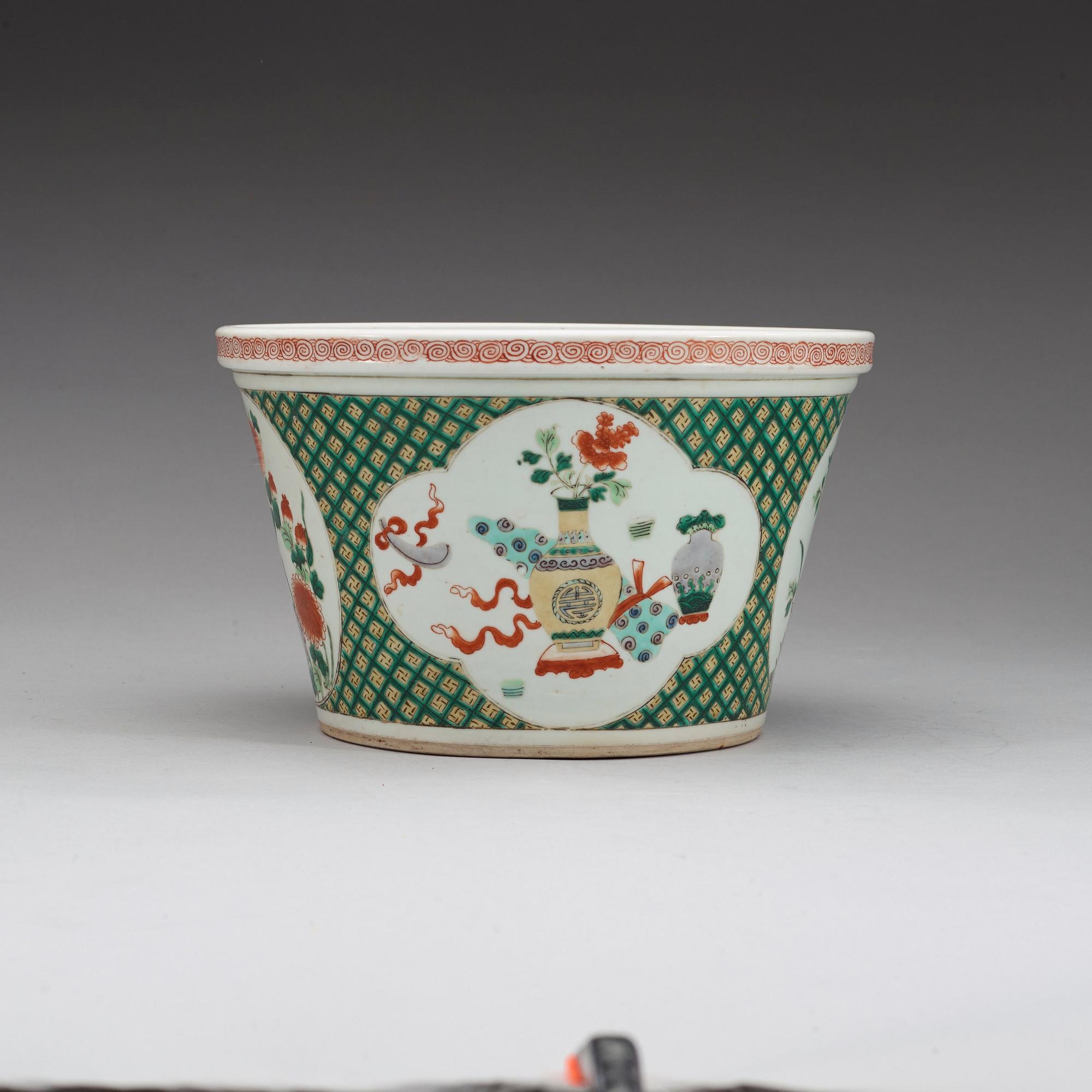 KRUKA, porslin, famille verte, Qingdynastin 1800-tal.