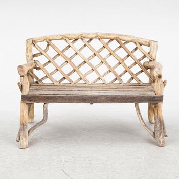 Trädgårdsmöbel för barn, 4 delar, 1900-talets andra hälft.