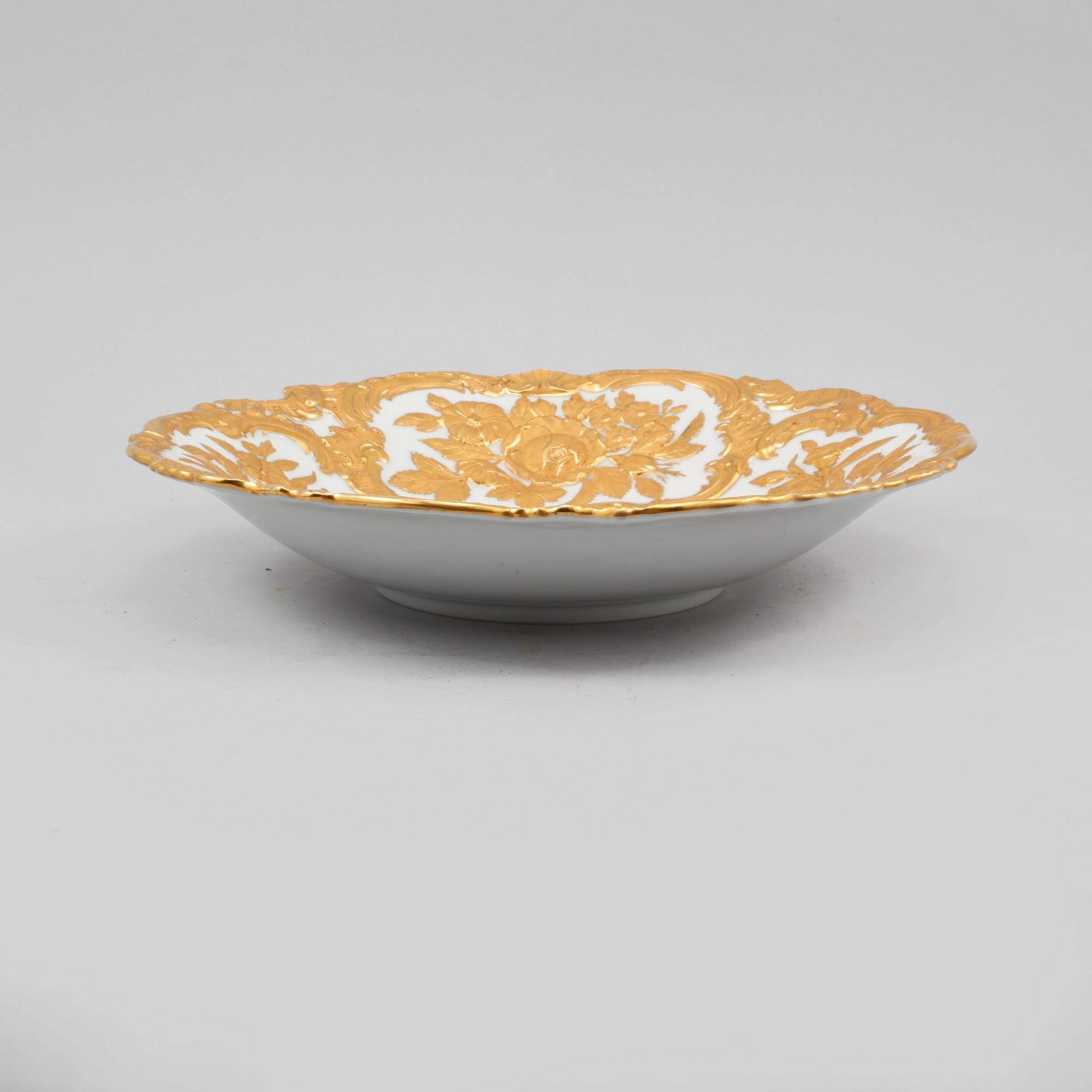 SKÅLFAT, porslin, Meissen, 1900-tal.