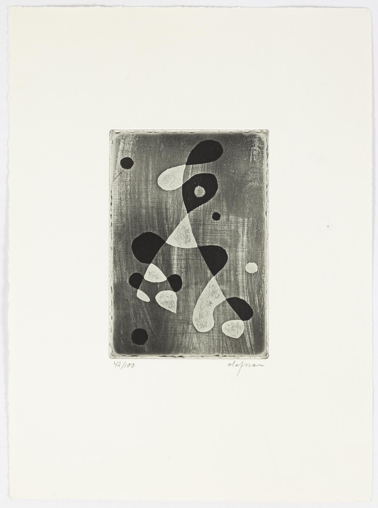 Pierre Olofsson, "Vindhäxor". mapp med 5 färgestningar.