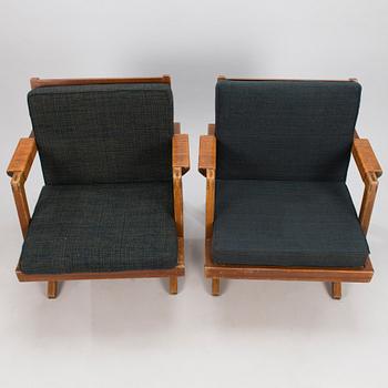 OLAVI HÄNNINEN, A 3-piece 1960s 'Bumerang' sofa suite for HMN Huonekalu Mikko Nupponen, Lahti, Finland.