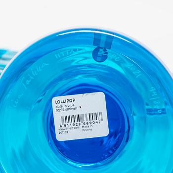 Oiva Toikka, a "Lollipop" glass sculpture, signed Oiva Toikka IITTALA Scope 2021, 94/200.