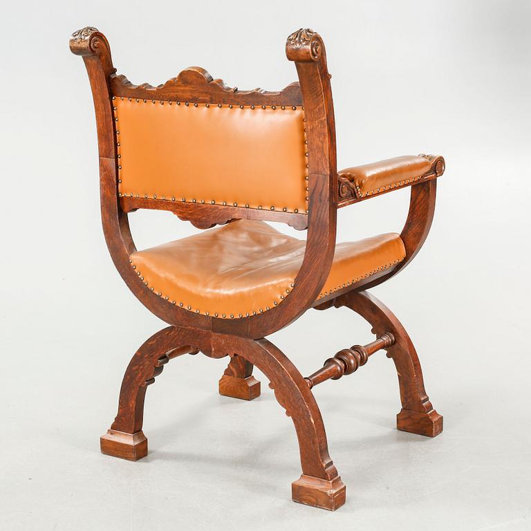 An armchair fromthe early 20th century.