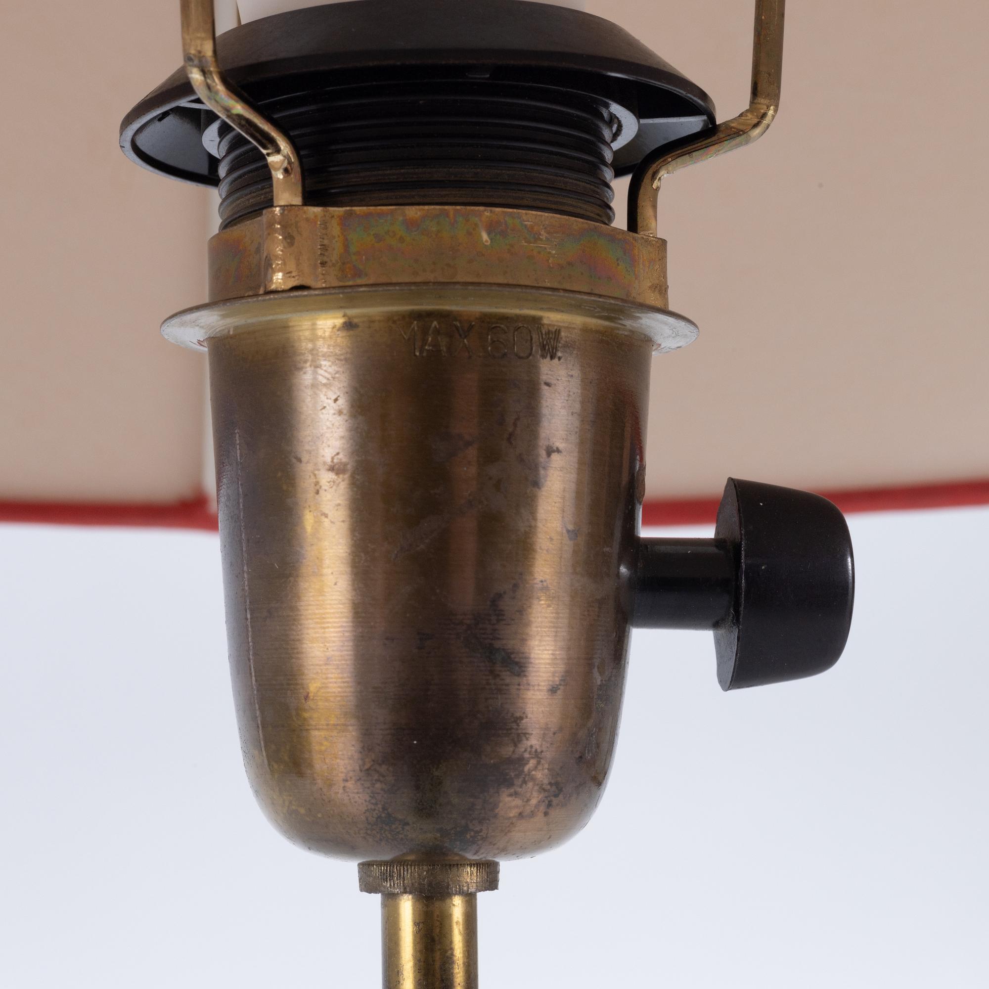 Einar Bäckström's Metal Goods Factory, floor lamp mid-20th century.