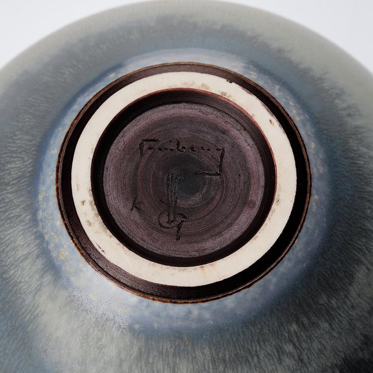 Berndt Friberg, a stoneware vase, Gustavsberg studio, Sweden 1969.