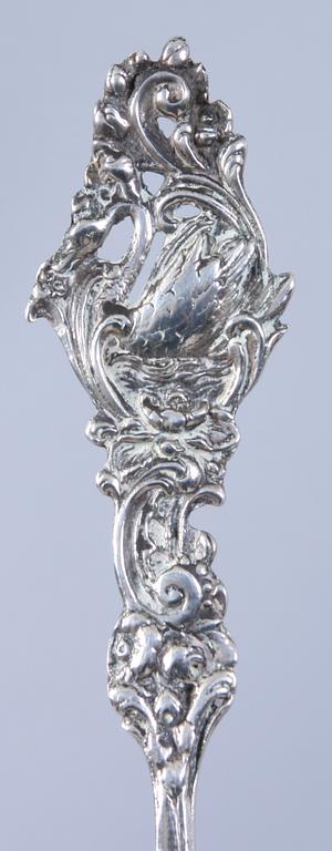 PRYDNADSSKED, silver, rokokostil, Stockholm, 1973.