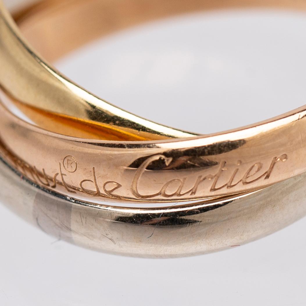 Cartier, ring, "Trinity", 18K guld i tre färger.