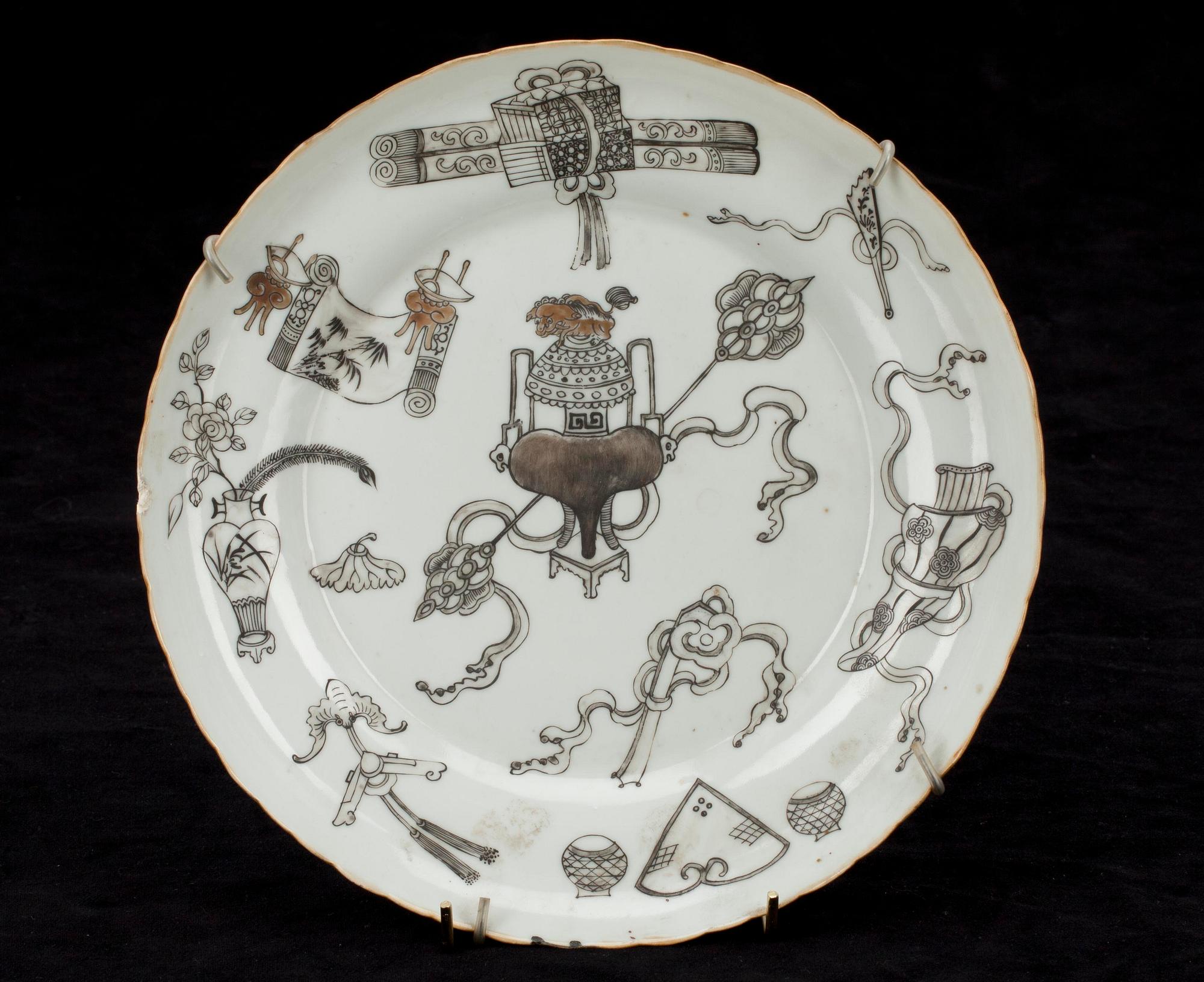 SKÅLFAT, porslin, Kina 1800-tal.