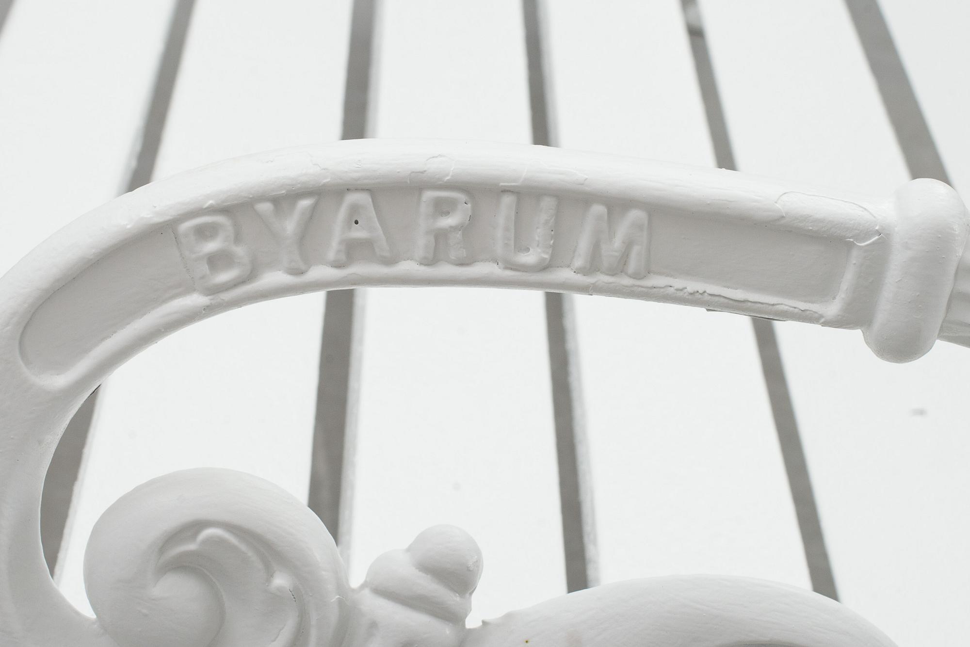 TRÄDGÅRDSSOFFA, gjutjärn, Byarum, 1900-talets mitt/andra hälft.