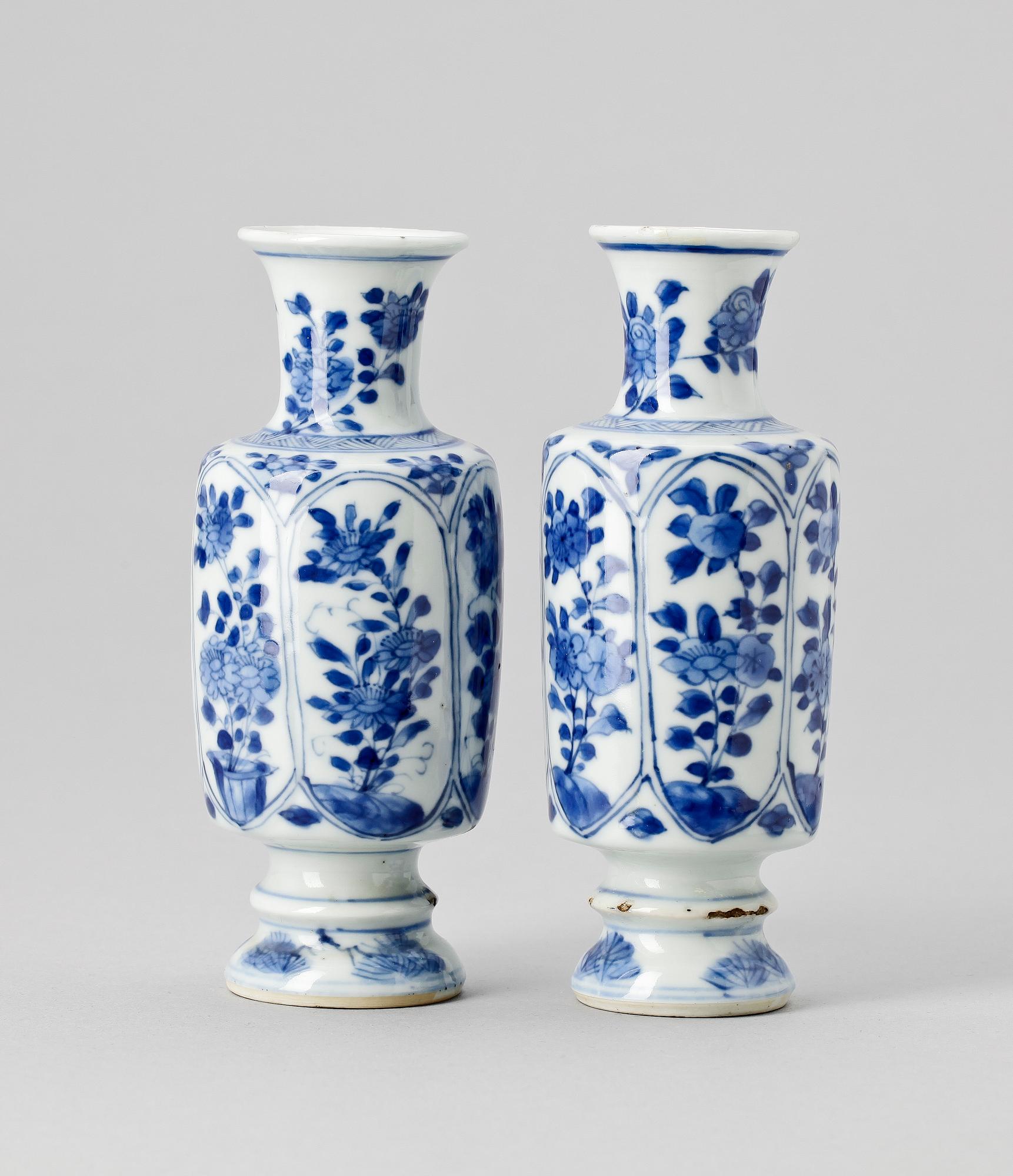 VASER, ett par, Kina, Kangxi (1622-1722).