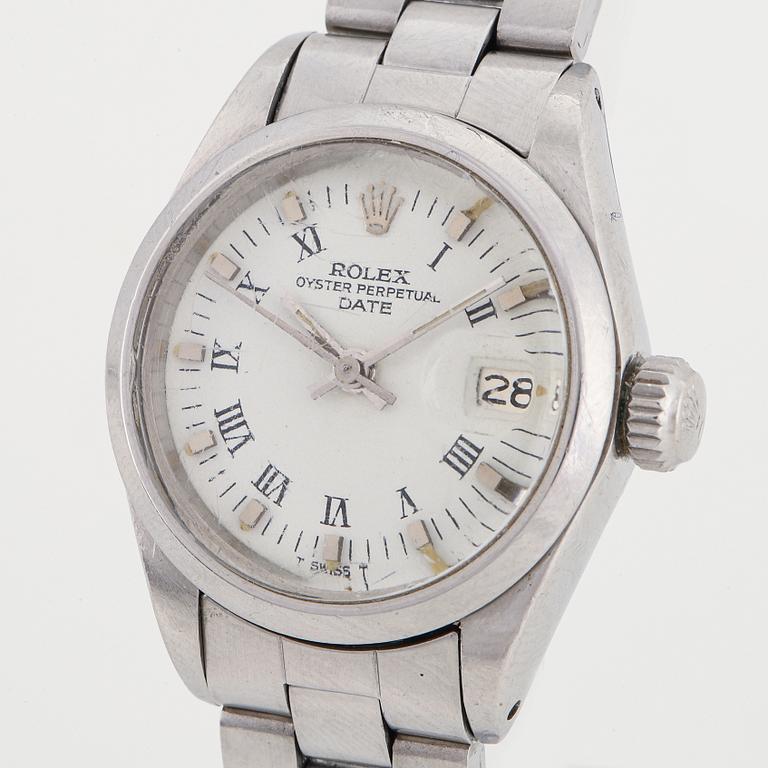 Rolex, Oyster Perpetual, Date, armbandsur, 25 mm.