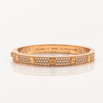 A Cartier "Love" bracelet.