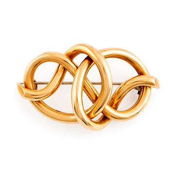 Brosch 18K guld, G. Möllenborg.