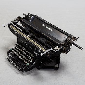 A first half of the 20th century Continental typewriter, Wanderer-Werke Siegmar-Schönau.