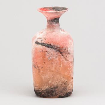 A MURANO GLASS LAMP BASE.