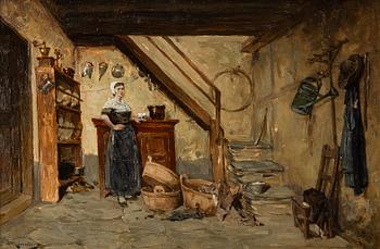 August Jernberg, Kitchen interior.