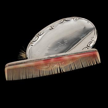PARTI SILVER, 13 delar, silver, 1800/1900-tal. Total vikt 770 g.