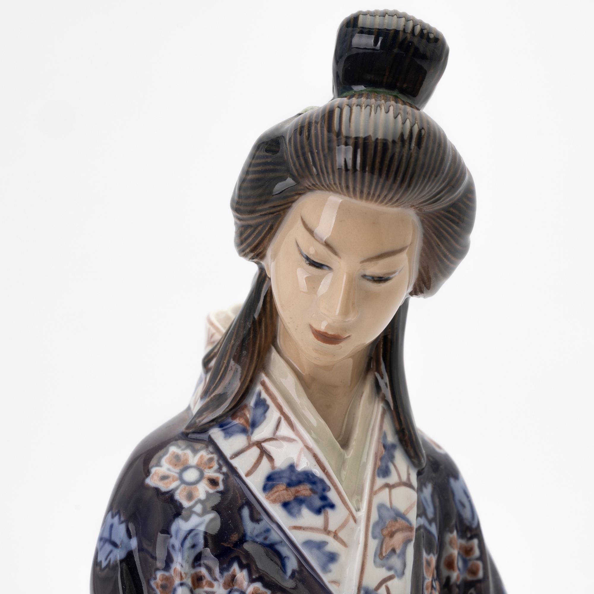 Jens Peter Dahl-Jensen, figurin, 1159, Geisha, Dahl-Jensen, Danmark.