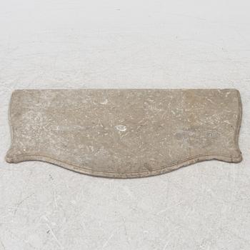 Limestone slab, second half of the 18th century. Rococo.