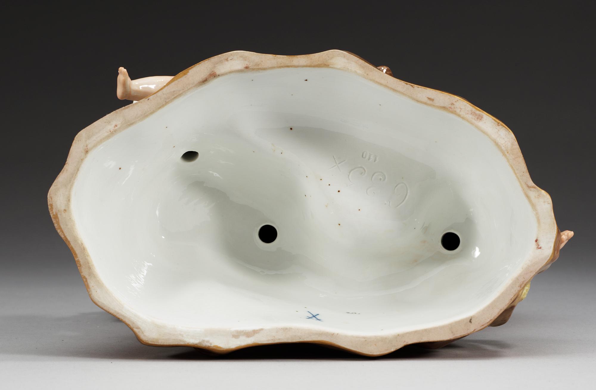 FIGURGRUPP, porslin. Meissen, omkring 1900.