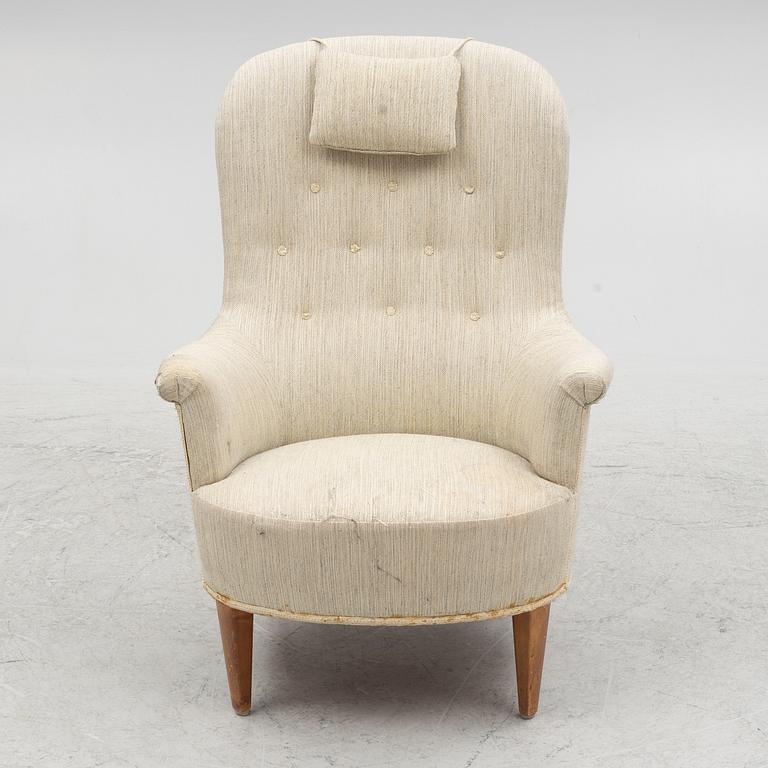 Carl Malmsten, a 'Marino' armchair, second half of the 20th Century.