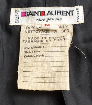 YVES SAINT LAURENT, a 1960's-70's coat, size 36.