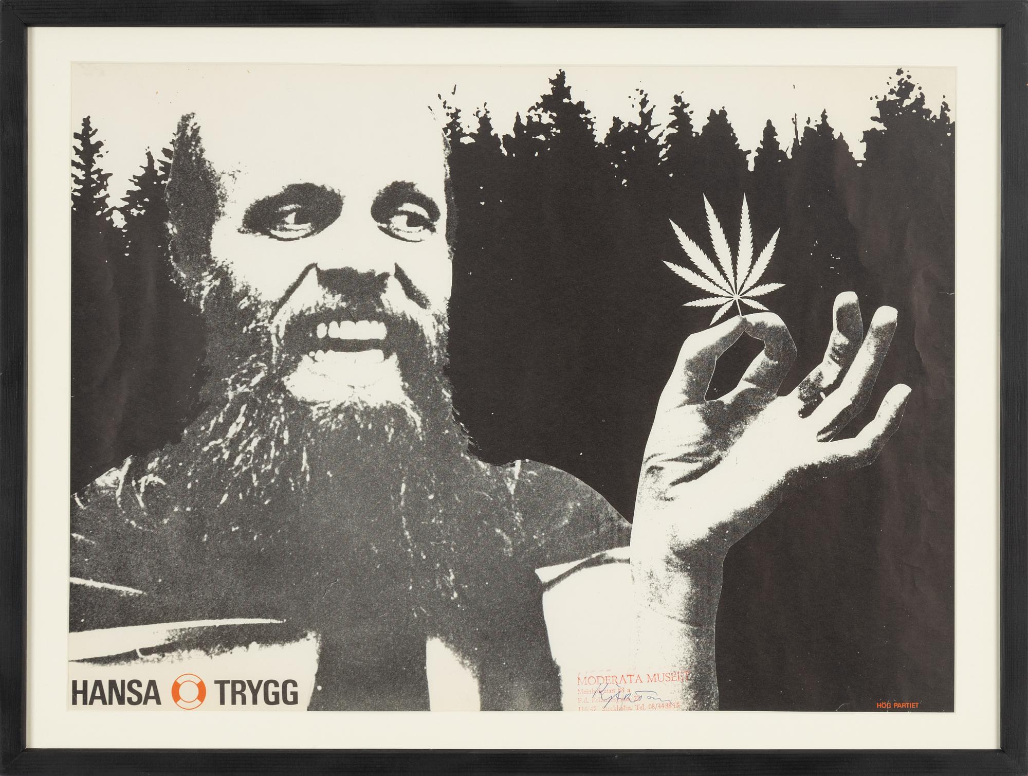 Kjartan Slettemark, offset, signed.
