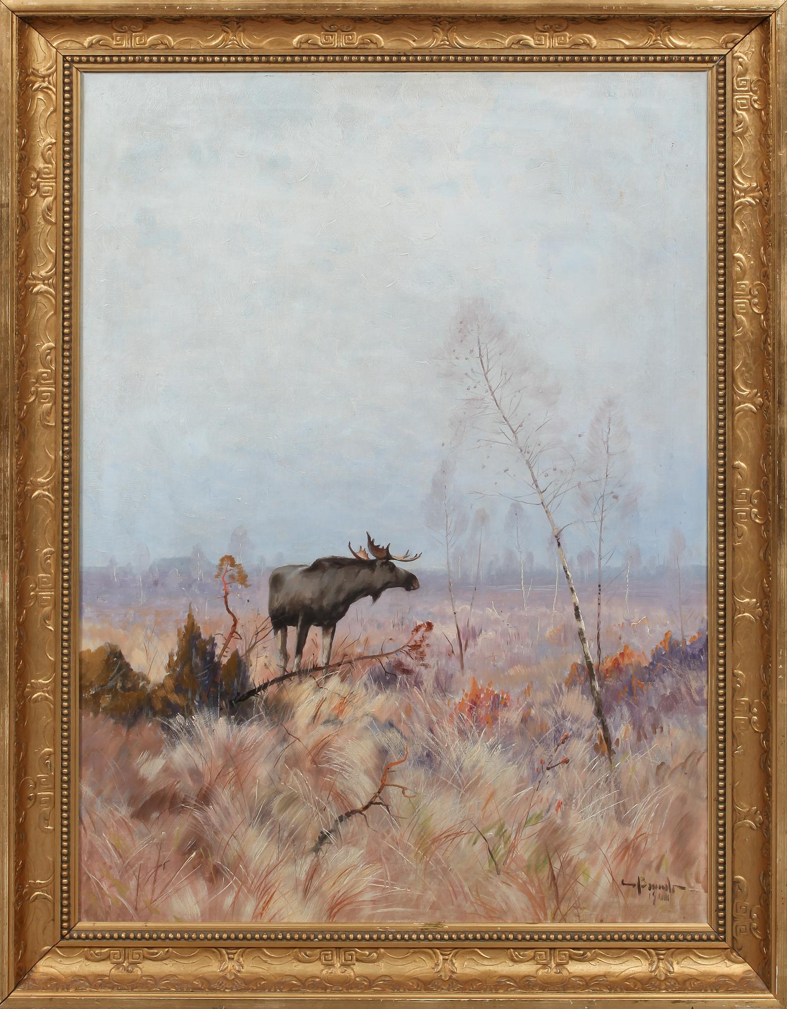 CARL BRANDT, olja på duk, signerad.