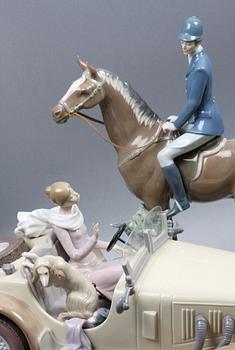 FIGURIN, porslin, Lladro. Märkt No. 841. Tillverkningsår 1991.