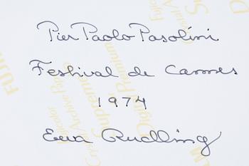 Ewa Rudling, photograph signed.