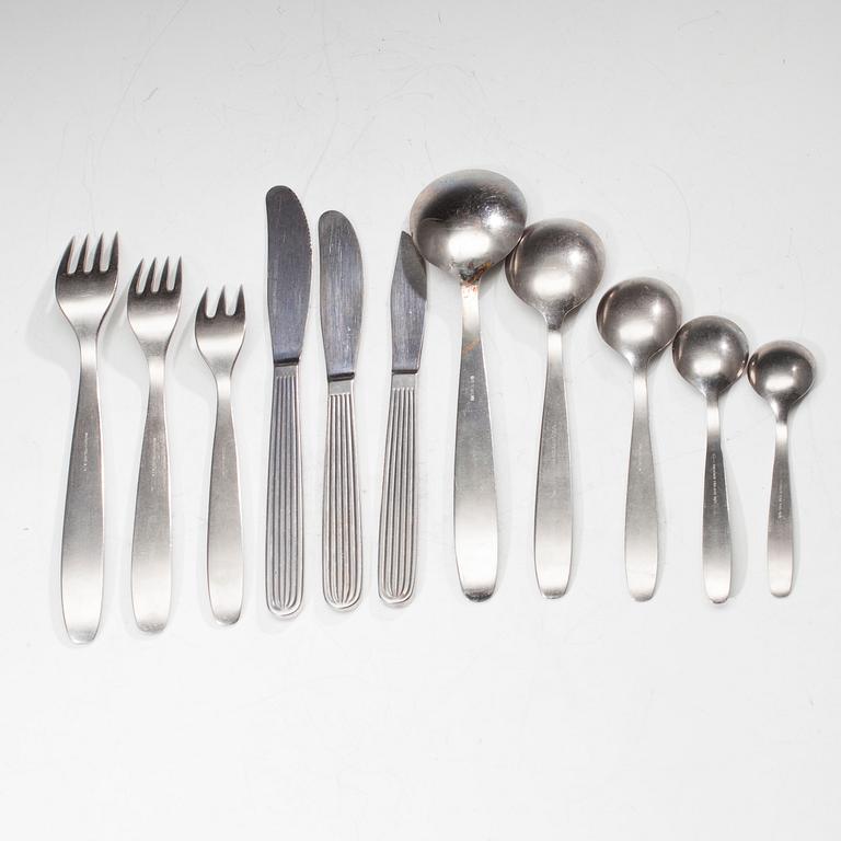 BESTICKUPPSÄTTNING, 66 delar, "Scandia" Kaj Franck, Hackman Sorsakoski, 1900-talets mitt.