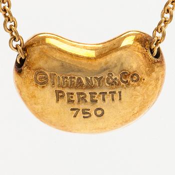 Tiffany & Co, Elsa Peretti, an 18K gold 'Bean' necklace.