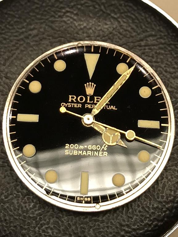 ROLEX, Submariner, "Underline, Gilt, meters first".