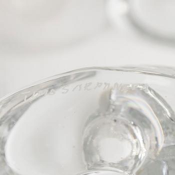 Timo Sarpaneva, A pair of candleholders, 'Arkipelago'-serie, signed Timo Sarpaneva.
