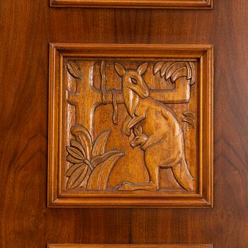 A Swedish 1950s Cabinet by Eugen Höglund bildhuggarverkstad, Vetlanda.