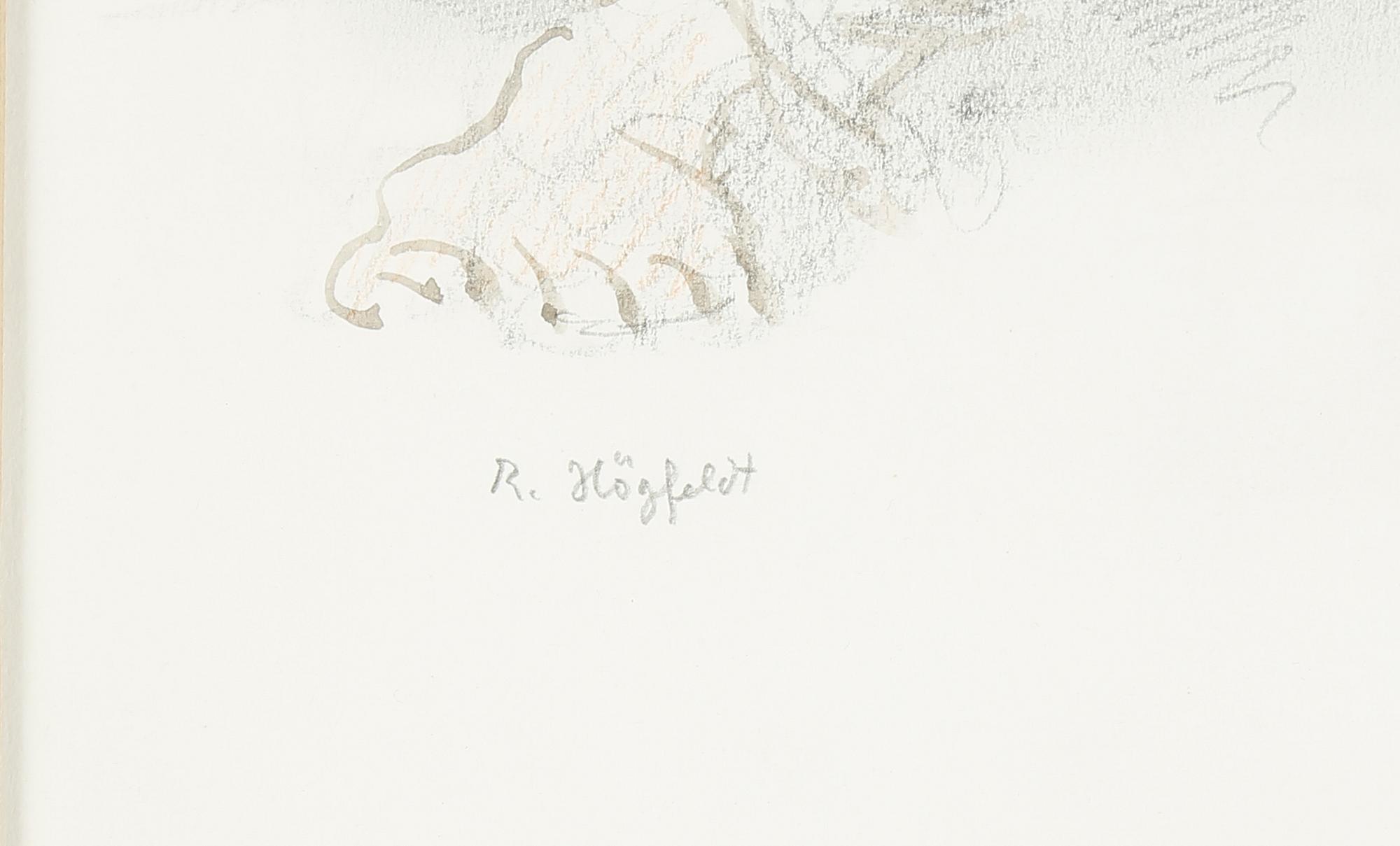 ROBERT HÖGFELDT, 3 st, blandteknik, sign.