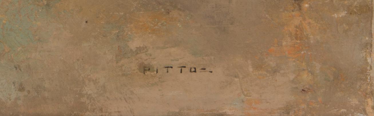 GIUSEPPE PITTO, oil on canvas, signed.