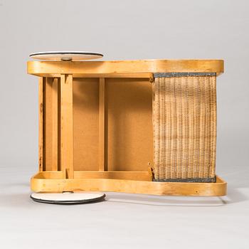 Alvar Aalto, a 1970's '900' tea trolley for Artek.