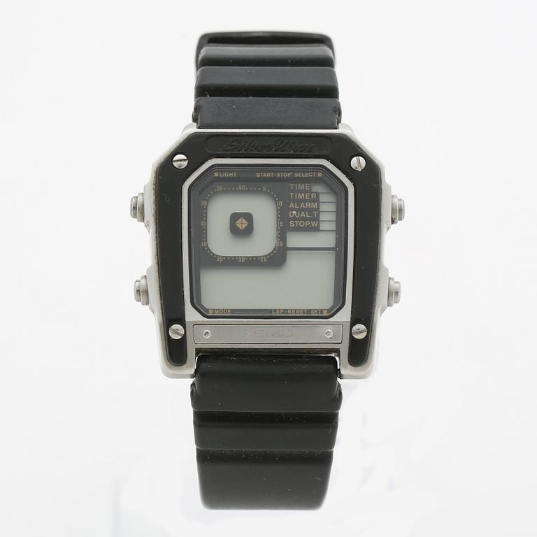 SEIKO, Silver Wave, wristwatch, 36 mm,