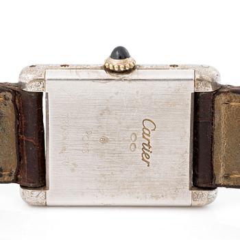 Cartier, Tank Louis, “Swiss Dial”, wristwatch, 20.5 x 20 (28) mm.