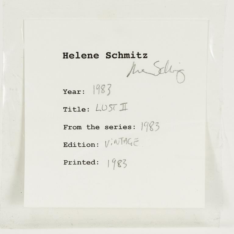 Helene Schmitz, "Lust II", 1983.
