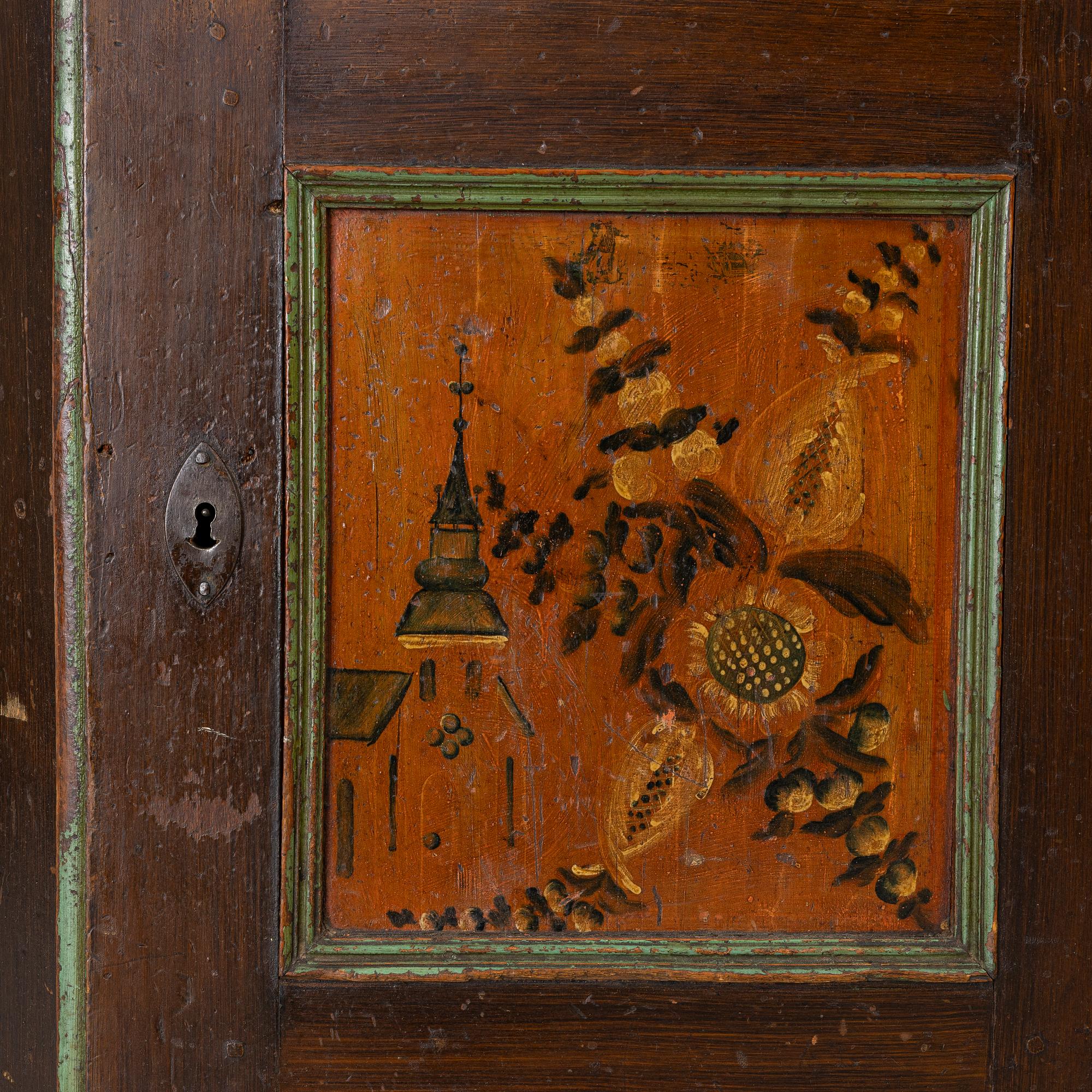 A cabinet, Dalarna, dated 1779.