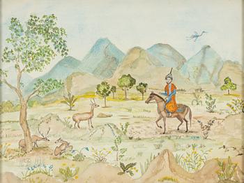 Nils von Dardel, Study for  "Exotiskt landskap".