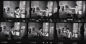 157. Joel Shapiro, Robert De Niro, "Taxi Driver" Contact Sheet, New York, 1975.