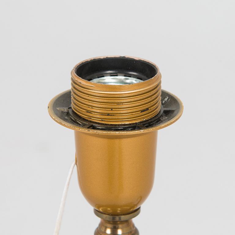 Friedl Holzer-Kjellberg, a ceramic tablelamp, signed Arabia -F.H.Kj.-.