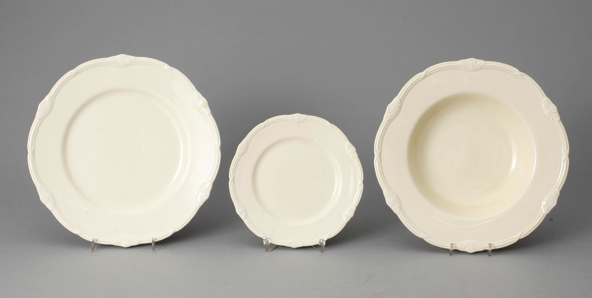 MATSERVIS, 100 delar, flintgods, England, 1900-talets början.