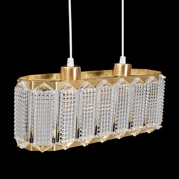 WIKTOR BERNDT, a ceiling light from Swedish Crystal, 1950's/60's.