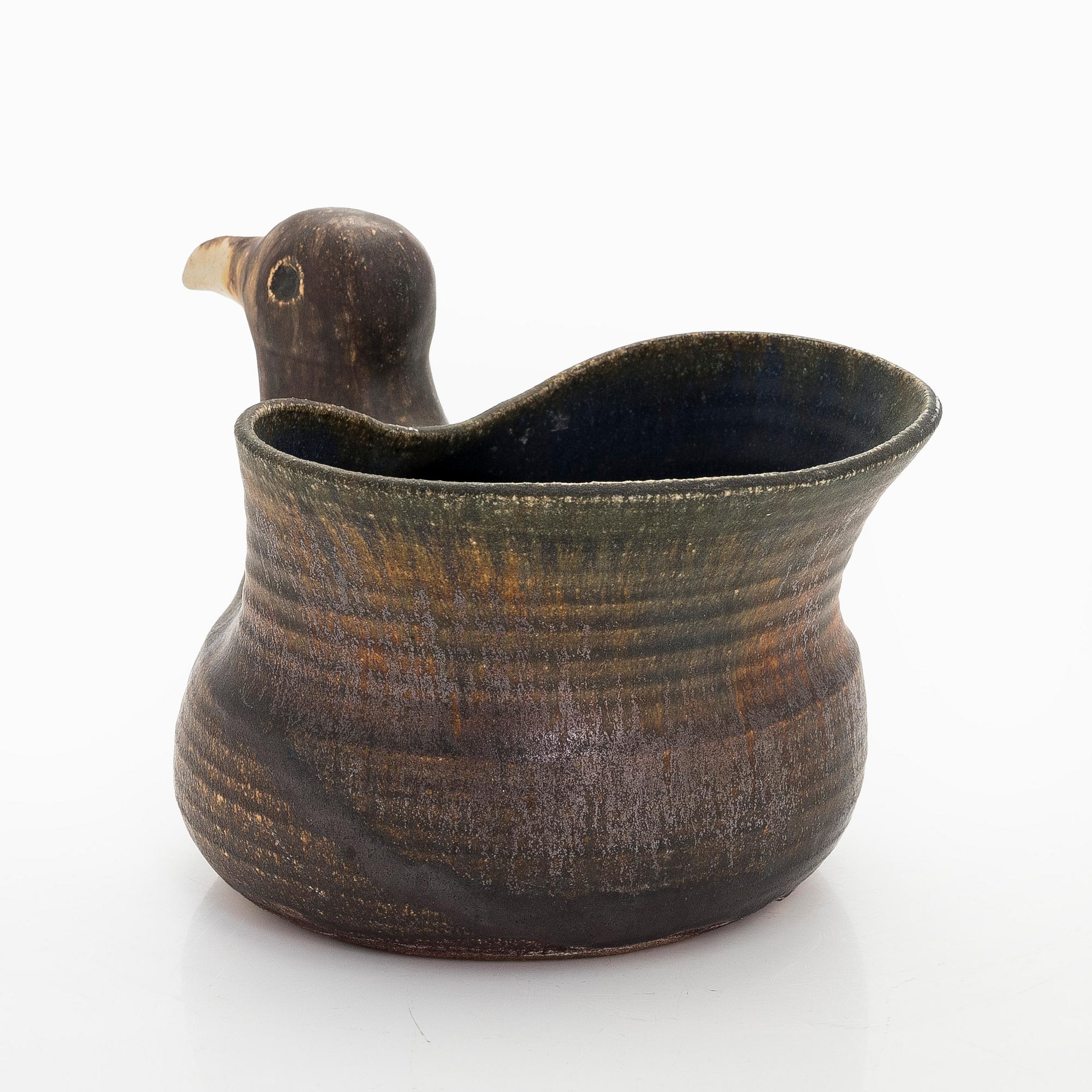 Teemu Luoto, A ceramic sculpture, signed and dated -82.